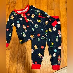 NWT Mudpie Bamboo Christmas Pajamas - Size 12-18M